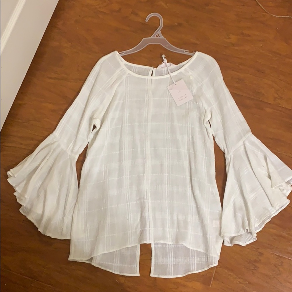 Summer long sleeve flare shirt